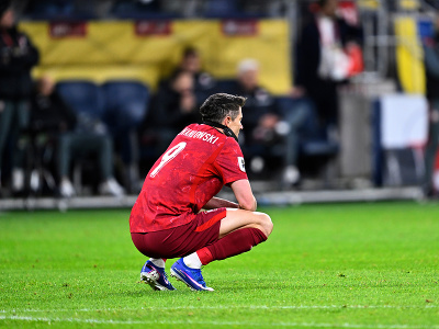 Sklamaný Robert Lewandowski