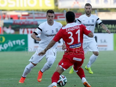 Róbert Mak (11) sa v drese PAOK Solún dočkal premiérového ligového gólu