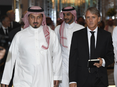 Roberto Mancini má pri kormidle Saudskej Arábie jasný cieľ