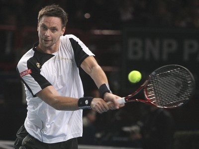 Robin Söderling vo finále turnaja v Paríži