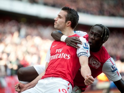 Van Persie a Sagna