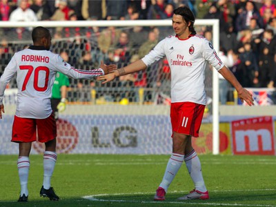 Robinho a Zlatan Ibrahimovič