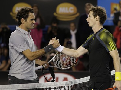 Roger Federer a Andy Murray
