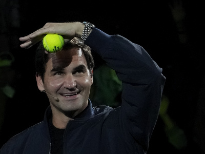 Roger Federer na turnaji v Šanghaji