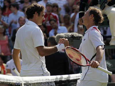 Roger Federer a David