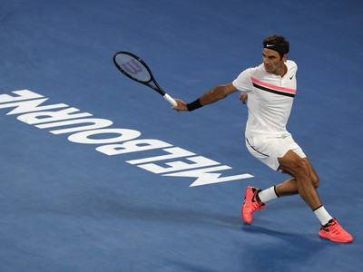 Roger Federer v Rod Laver Arene v Melbourne