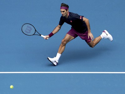 Roger Federer v akcii