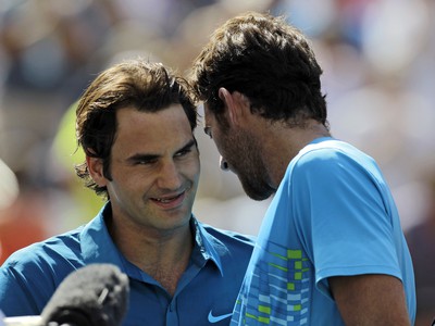 Roger Federer a Del