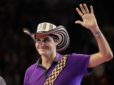 Roger Federer po výhre