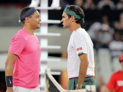 Trevor Noah a Roger Federer