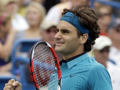 Roger Federer v zápase