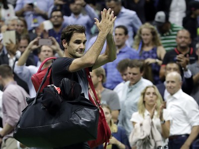 Roger Federer sa lúči s US Open