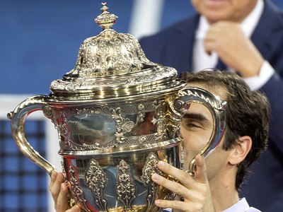 Roger Federer sa teší z ďalšieho titulu