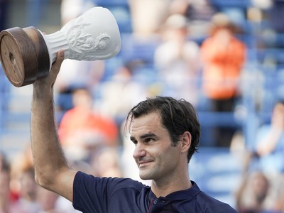 Federer je v Cincinnati zvyknutý na inú trofej...