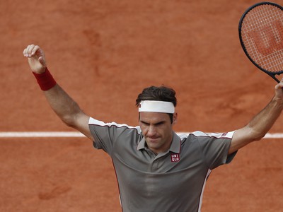 Na snímke švajčiarsky tenista Roger Federer 