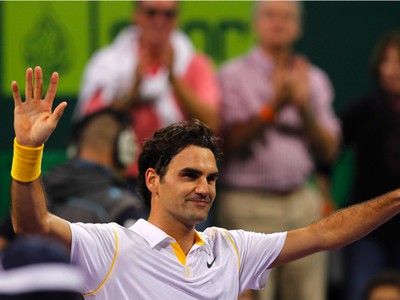 Roger Federer po postupe