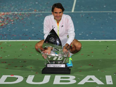 Roger Federer v Dubaji vybojoval rekordný titul
