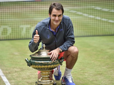 Roger Federer s víťaznou