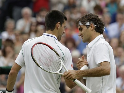 Roger Federer po zápase s Novakom Djokovičom