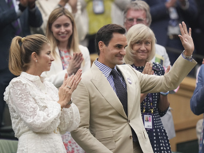 Roger Federer bol ocenený na Wimbledone