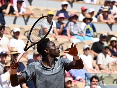 Francúzsky tenista Moise Kouamé počas Roland Garros 2026