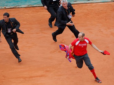 Roland Garros, incident, finále