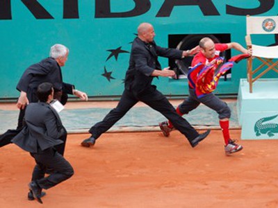 Roland Garros, incident, finále