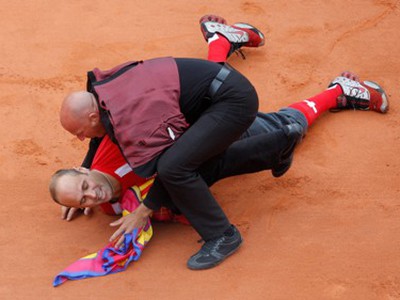 Roland Garros, incident, finále