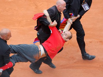 Roland Garros, incident, finále