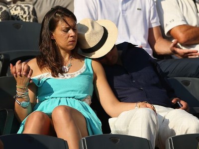 Marion Bartoliová spolu s priateľom na French Open