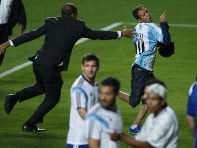 Tréning Argentíny narušili fanúšikovia