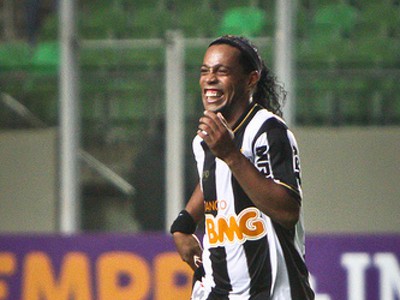 Ronaldinho a jeho gólová radosť