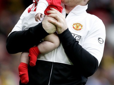 Rooney so svojim synom