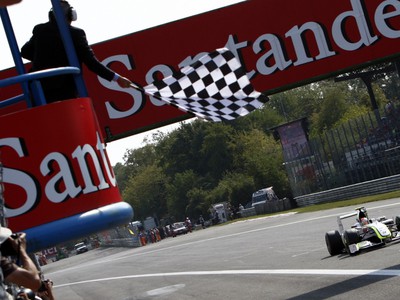 Rubens Barrichello v cieľovej rovinke