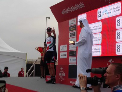 Rui Costa víťazom tretej etapy na Okolo Abú Zabí