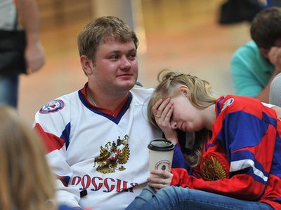 Ruskí fanúšikovia sa hokejistov
