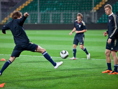 Tréning ruských reprezentantov
