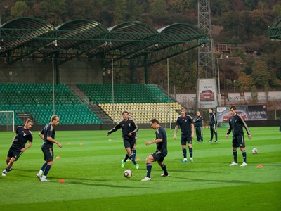 Tréning ruských reprezentantov