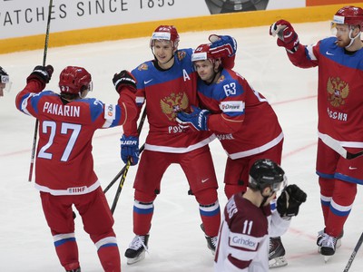 Gólová radosť ruských hokejistov