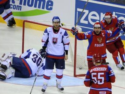 Ruská radosť po góle