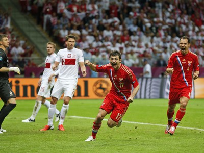Alan Dzagojev a jeho gólová radosť