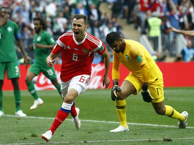 Denis Čeryšev a jeho gólové oslavy
