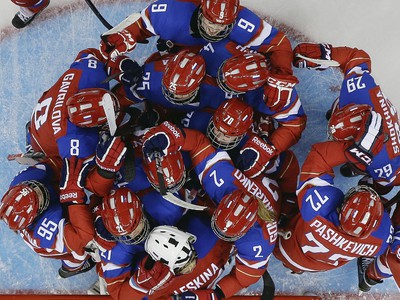Radosť domácich ruských hokejistiek