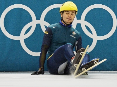 Olympijský víťaz v rýchlokorčuľovaní na krátkej dráhe Steven Bradbury