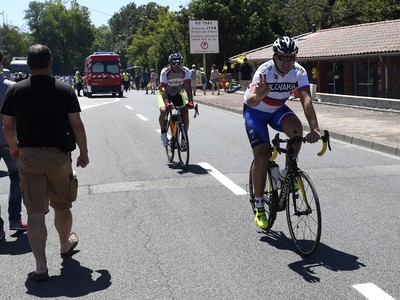 Slovenskí fanúšikovia sa na Tour de France starali o skvelú atmosféru, do ktorej vtiahli aj domácich