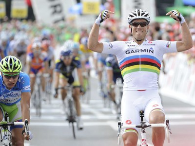 Peter Sagan a Thor Hushovd