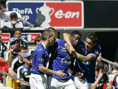 Saha, Everton, FA Cup, finále