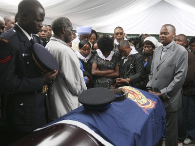 Pohreb Samuela Wanjirua
