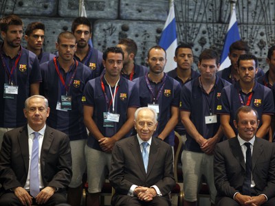 Izraelský prezident Shimon Peres,