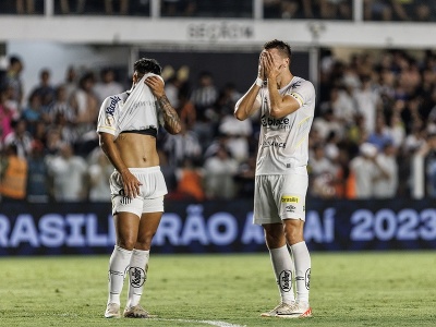 Sklamaní futbalisti brazílskeho Santosu